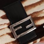 Fendi Animal Print Ponyhair Baguette - FashioNica