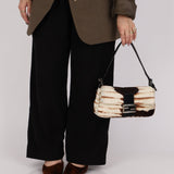 Fendi Animal Print Ponyhair Baguette - FashioNica