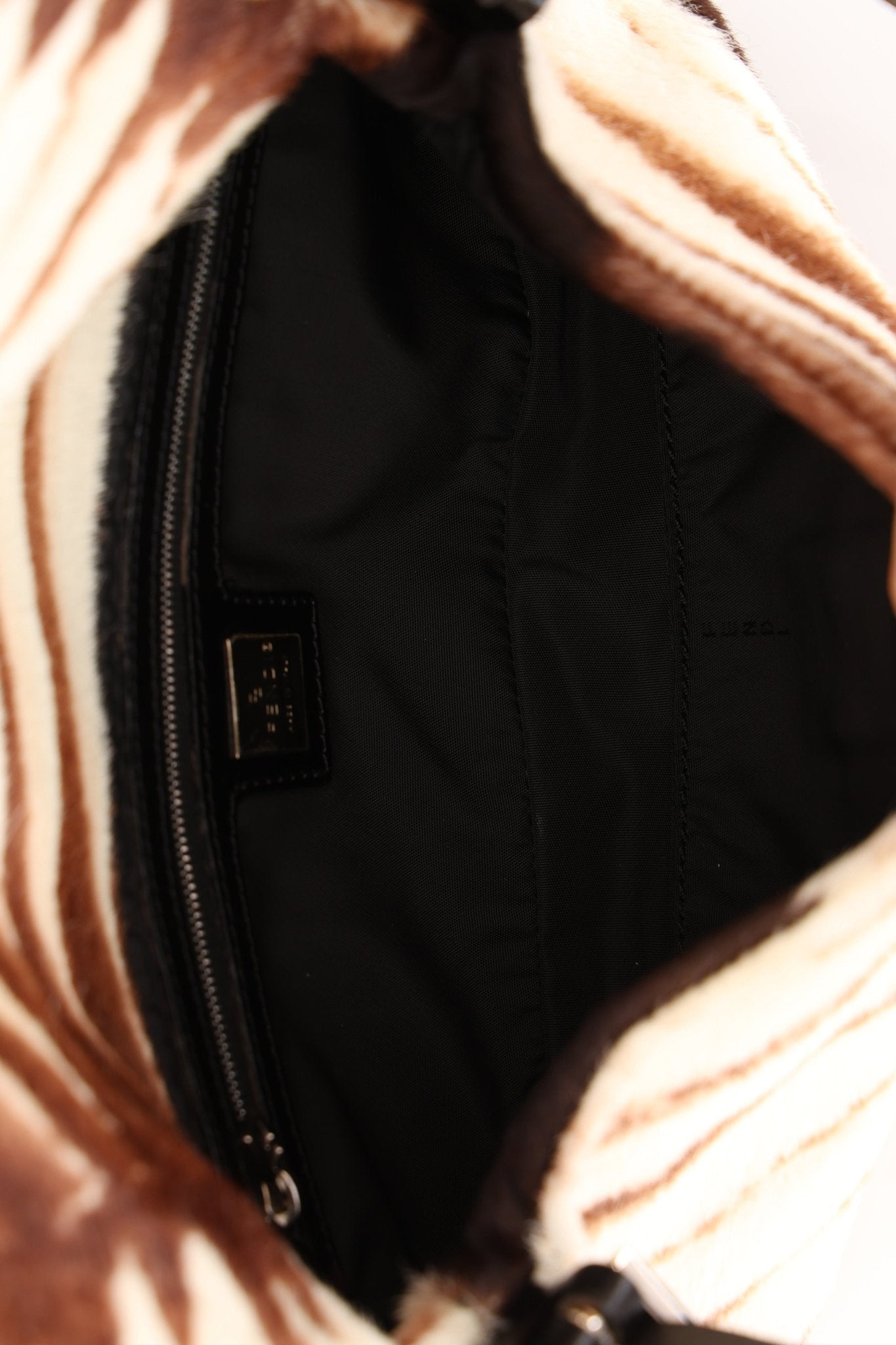 Fendi Animal Print Ponyhair Baguette - FashioNica