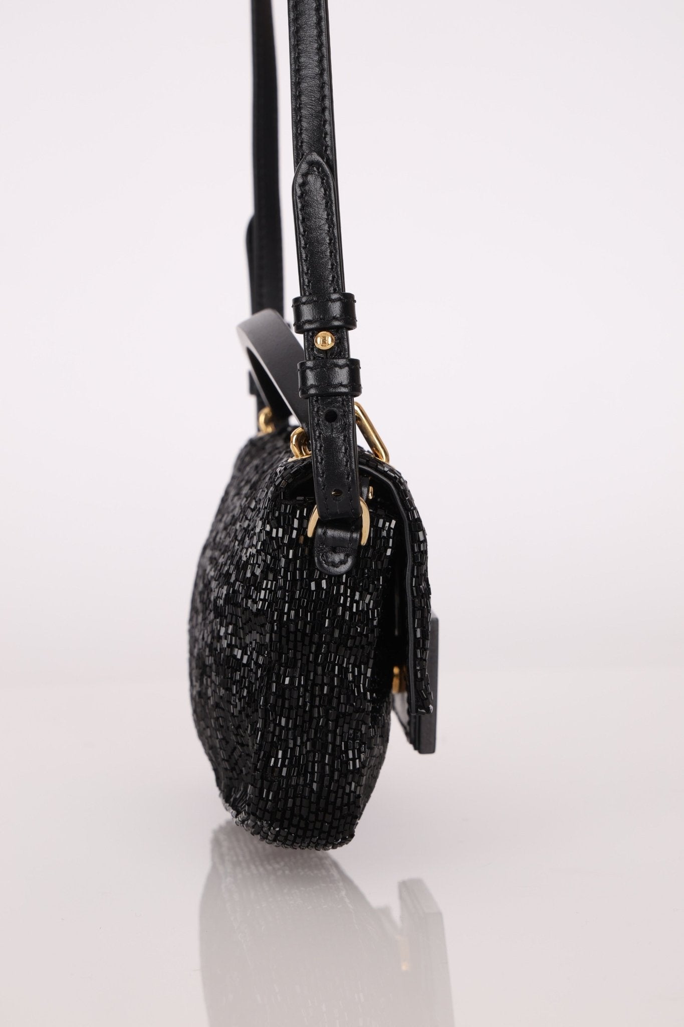 Fendi Beaded Mini Baguette - FashioNica