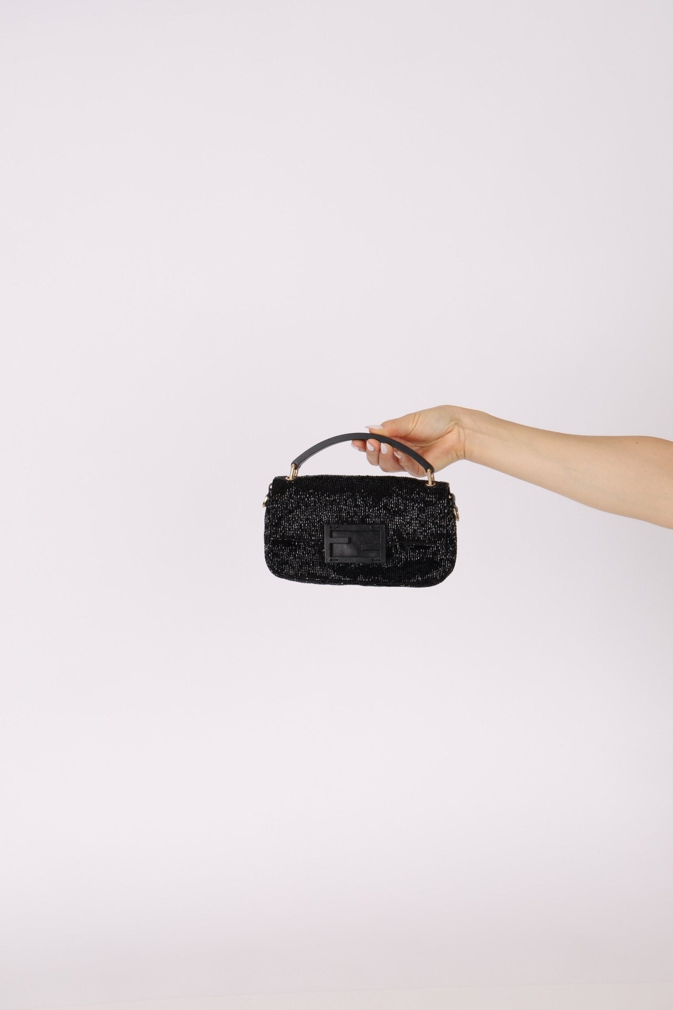 Fendi Beaded Mini Baguette - FashioNica