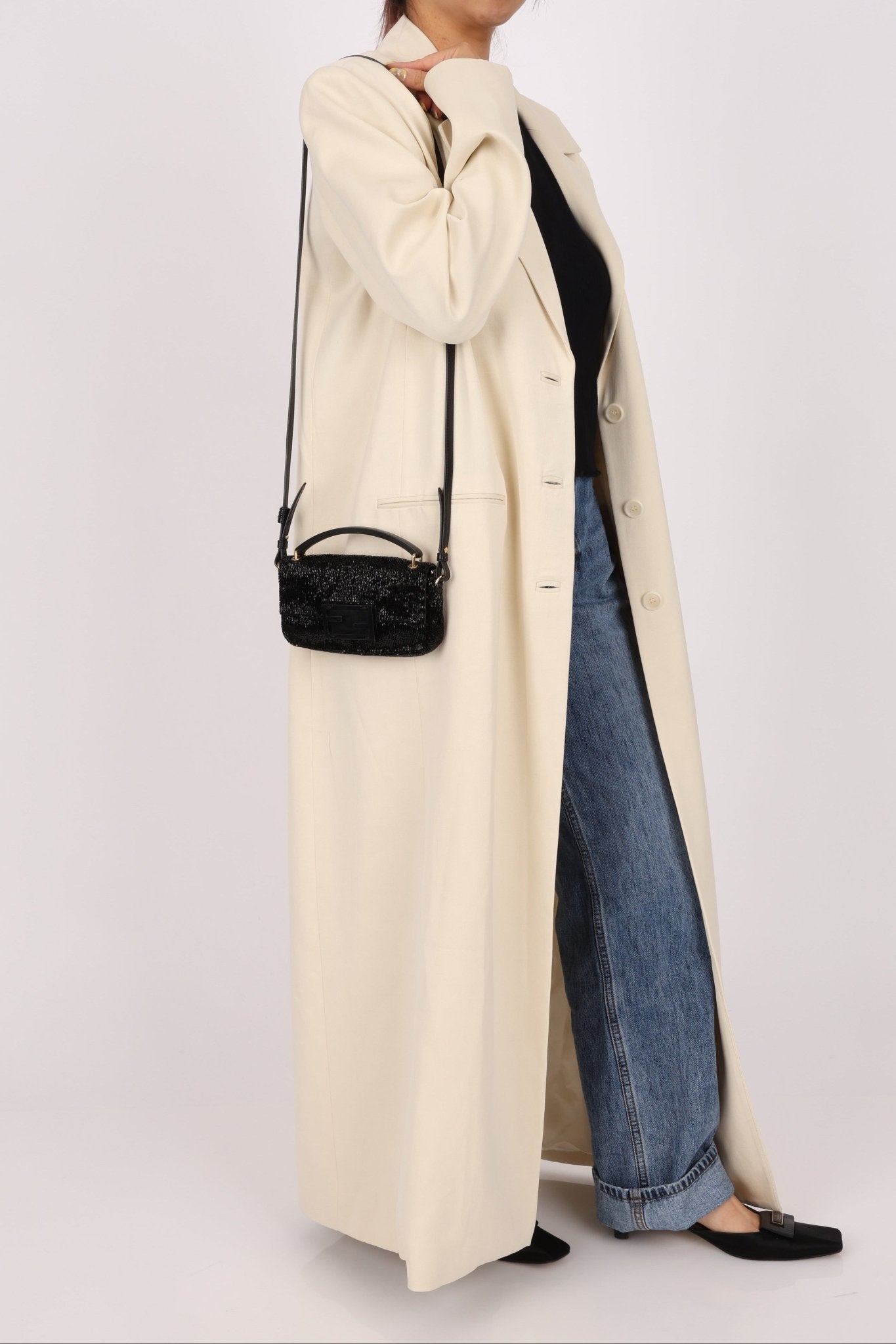 Fendi Beaded Mini Baguette - FashioNica