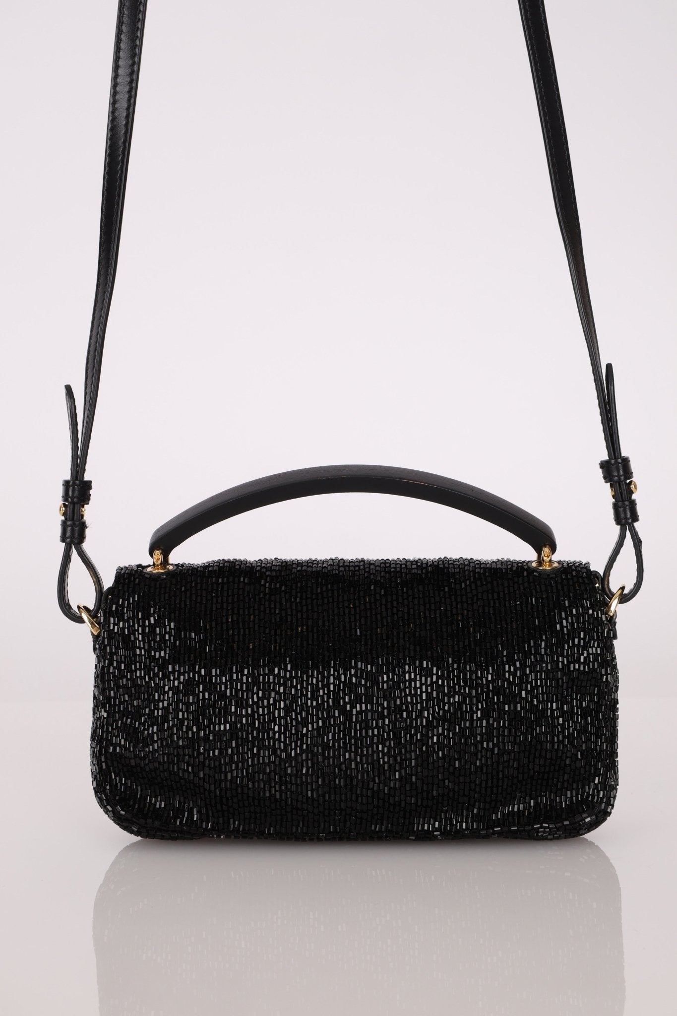 Fendi Beaded Mini Baguette - FashioNica