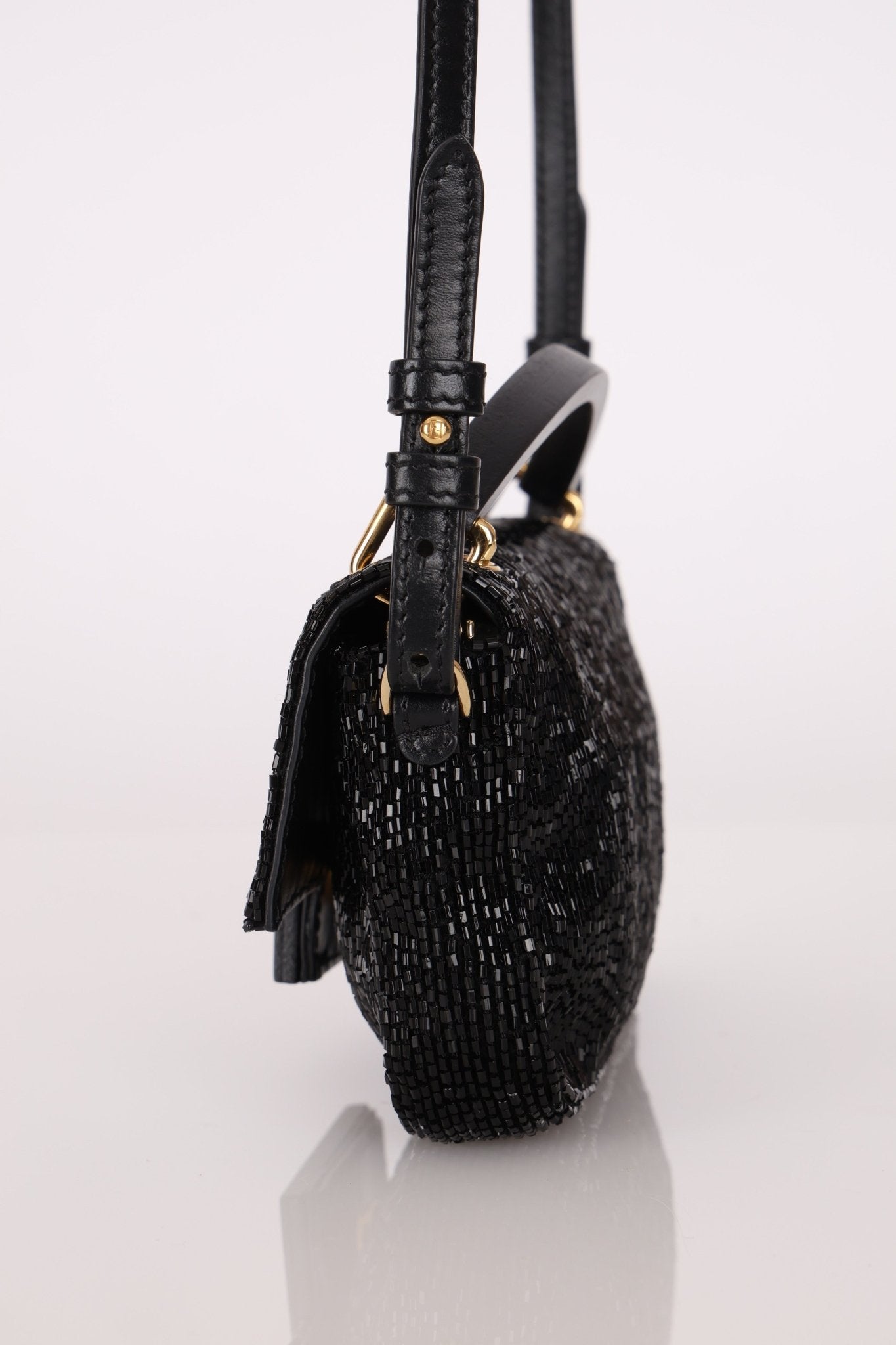 Fendi Beaded Mini Baguette - FashioNica