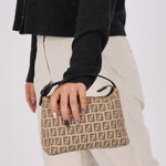 Fendi Beige Zucchino Mini Pochette - FashioNica