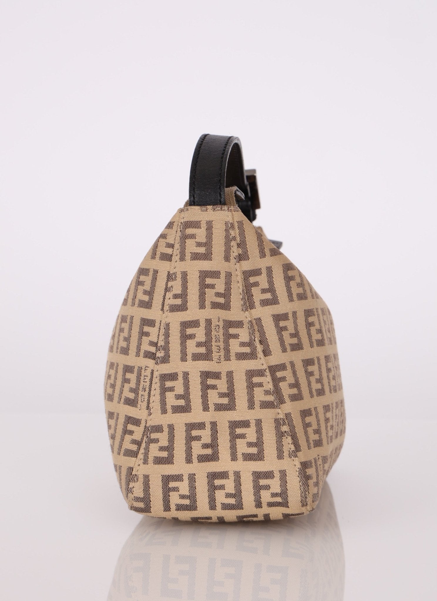 Fendi Beige Zucchino Mini Pochette - FashioNica