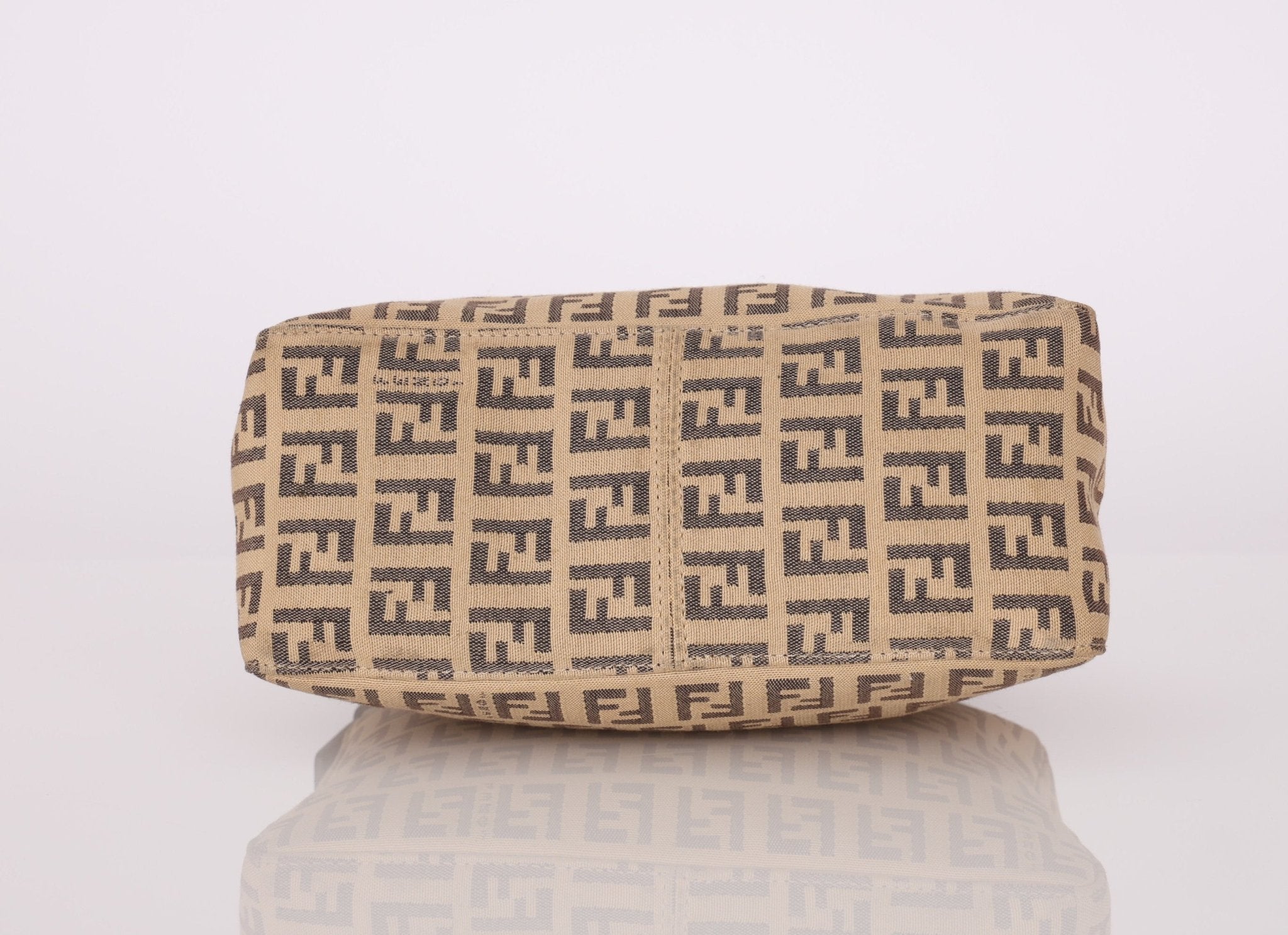 Fendi Beige Zucchino Mini Pochette - FashioNica