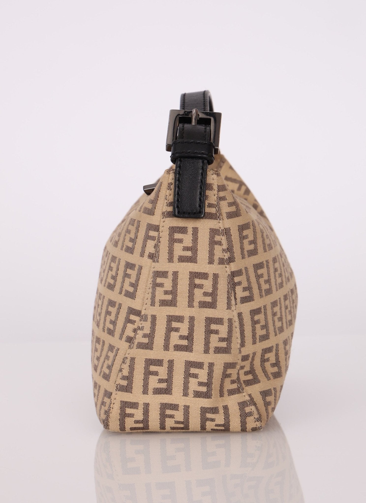 Fendi Beige Zucchino Mini Pochette - FashioNica