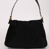 Fendi Black Ponyhair Mama Baguette Bag GHW - FashioNica