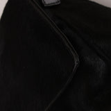 Fendi Black Ponyhair Mama Baguette Bag GHW - FashioNica