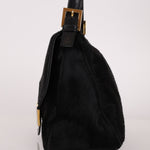 Fendi Black Ponyhair Mama Baguette Bag GHW - FashioNica