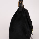 Fendi Black Ponyhair Mama Baguette Bag GHW - FashioNica