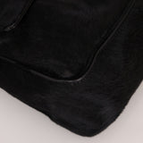 Fendi Black Ponyhair Mama Baguette Bag GHW - FashioNica