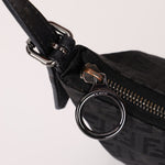 Fendi Black Zucchino Oyster Bag - FashioNica