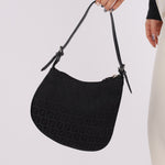 Fendi Black Zucchino Oyster Bag - FashioNica