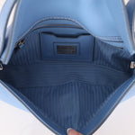 Fendi Blue Curio Leather Baguette - FashioNica