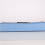 Fendi Blue Curio Leather Baguette - FashioNica