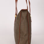 Fendi Brown Canvas Tote Bag - FashioNica