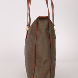 Fendi Brown Canvas Tote Bag - FashioNica