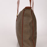 Fendi Brown Canvas Tote Bag - FashioNica