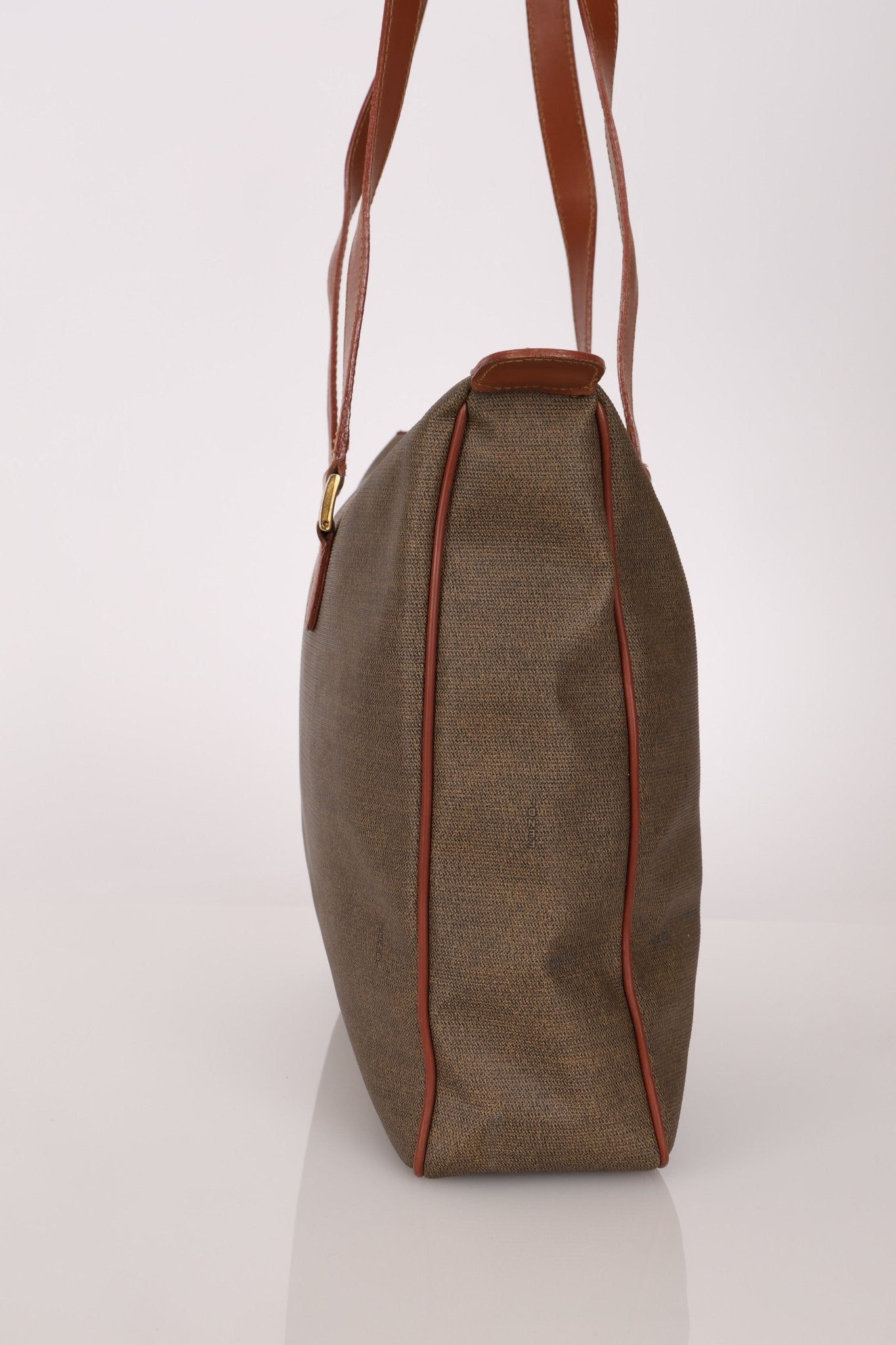 Fendi Brown Canvas Tote Bag - FashioNica