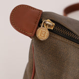 Fendi Brown Canvas Tote Bag - FashioNica