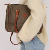 Fendi Brown Canvas Tote Bag - FashioNica