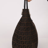 Fendi Brown Zucchino Mini Twin Tote - FashioNica