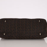 Fendi Brown Zucchino Mini Twin Tote - FashioNica