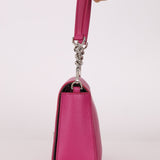 Fendi Calfskin 3Baguette Magenta Shoulder Bag - FashioNica
