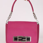 Fendi Calfskin 3Baguette Magenta Shoulder Bag - FashioNica