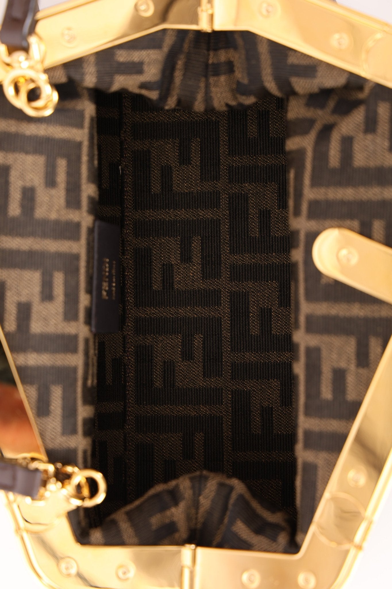 Fendi Chocolate First Small Clutch - FashioNica