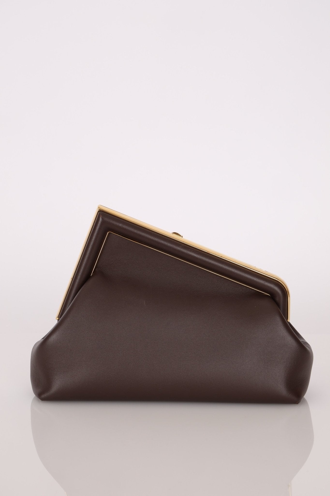 Fendi Chocolate First Small Clutch - FashioNica