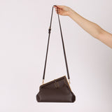 Fendi Chocolate First Small Clutch - FashioNica