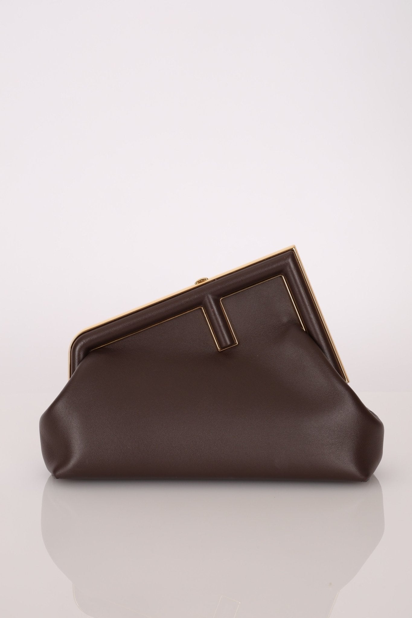 Fendi Chocolate First Small Clutch - FashioNica