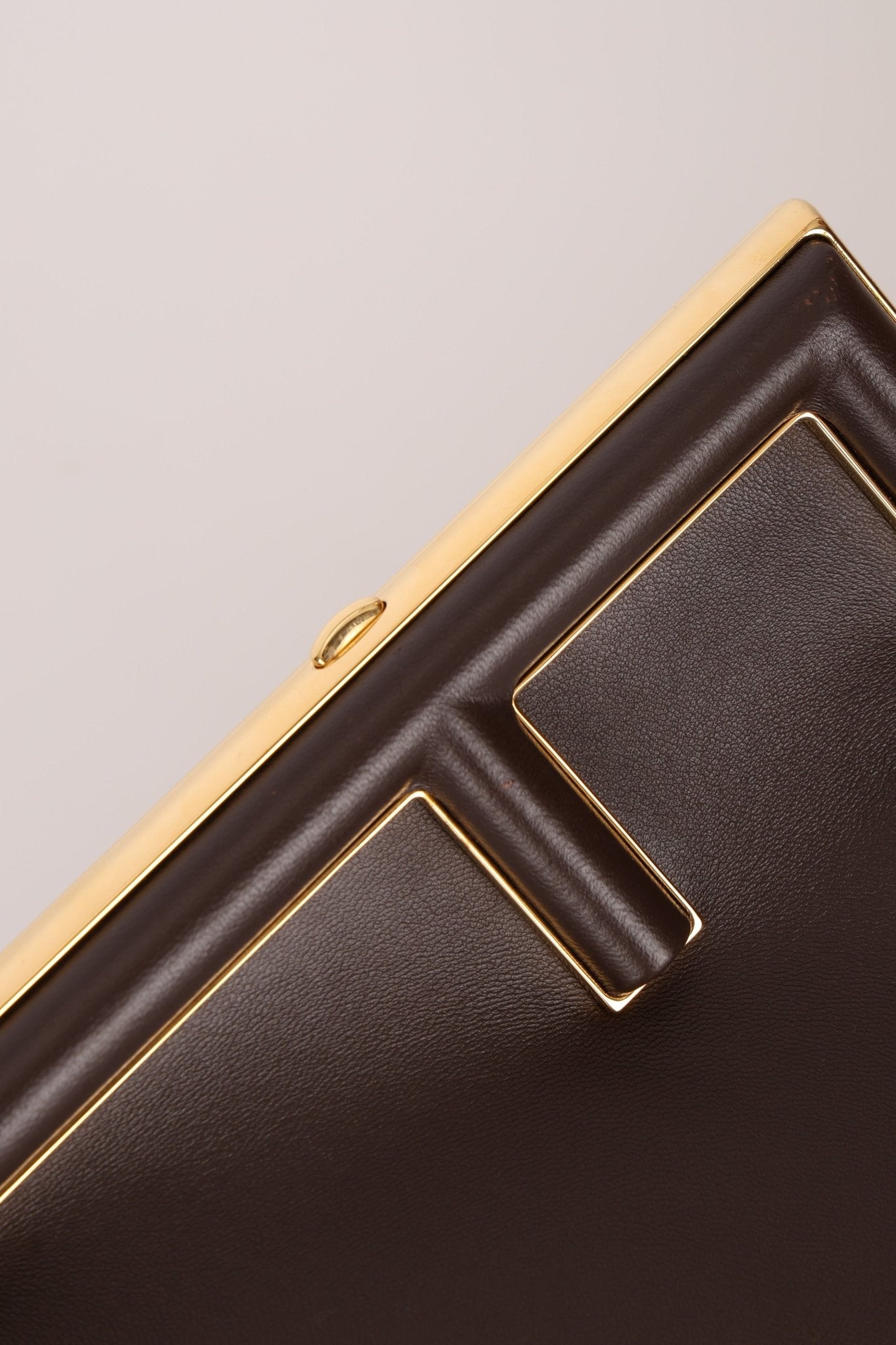 Fendi Chocolate First Small Clutch - FashioNica