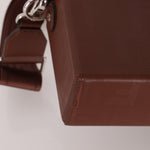 Fendi Chocolate Zucca Soft Trunk Baguette with Strap - FashioNica