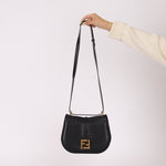Fendi C’mon Black Medium Shoulder Bag - FashioNica