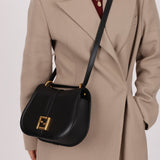 Fendi C’mon Black Medium Shoulder Bag - FashioNica