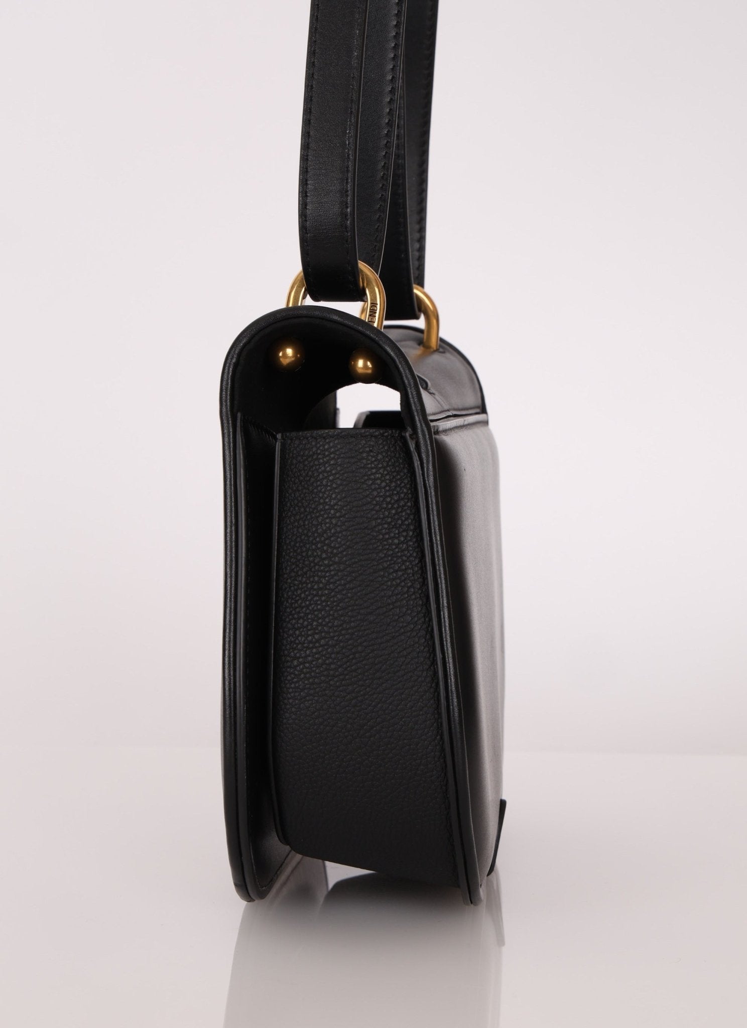 Fendi C’mon Black Medium Shoulder Bag - FashioNica