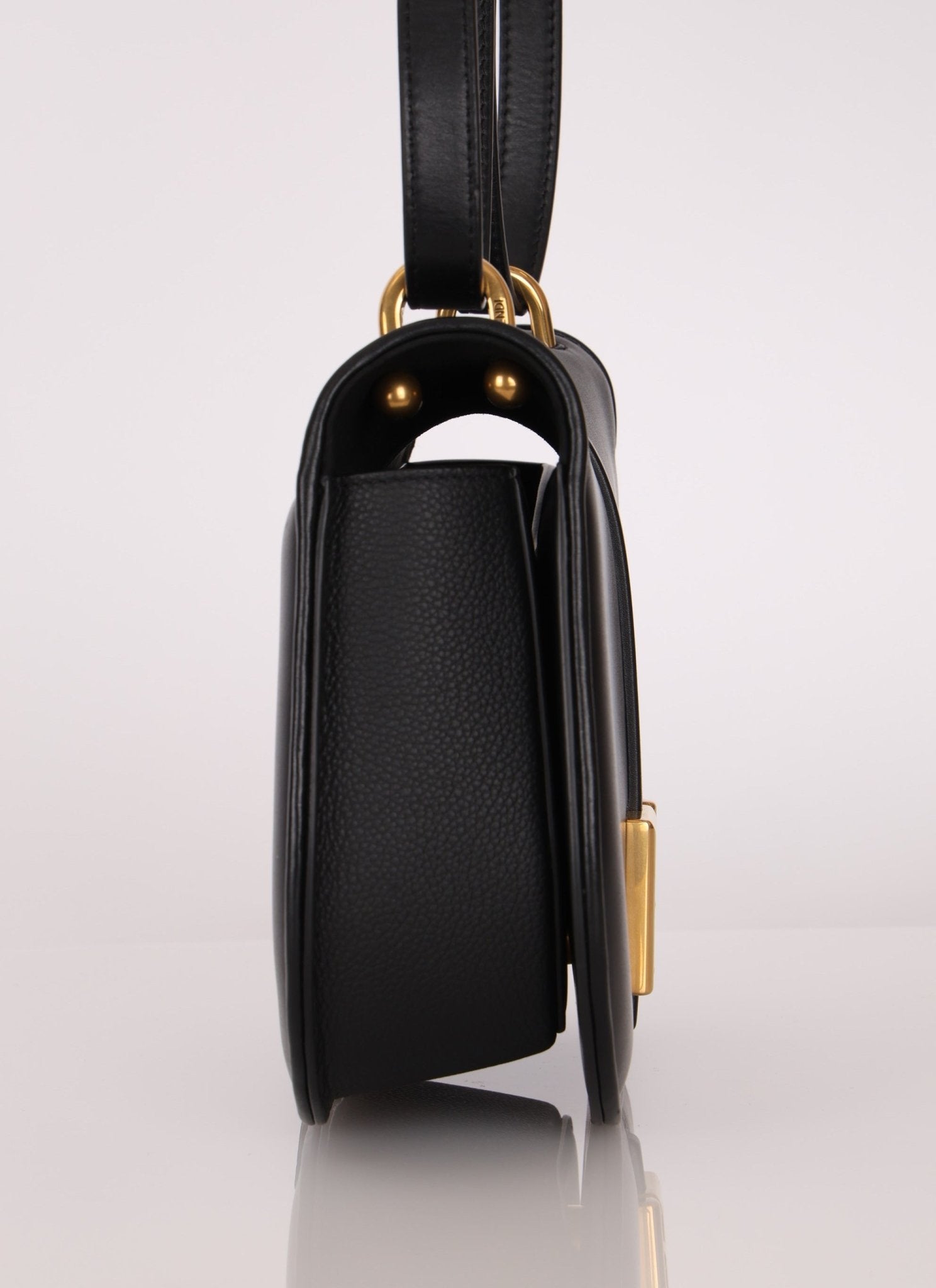 Fendi C’mon Black Medium Shoulder Bag - FashioNica