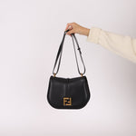 Fendi C’mon Black Medium Shoulder Bag - FashioNica