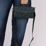 Fendi Dark Green Soft Trunk Baguette - FashioNica