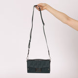 Fendi Dark Green Soft Trunk Baguette - FashioNica