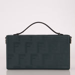 Fendi Dark Green Soft Trunk Baguette - FashioNica