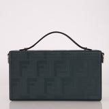 Fendi Dark Green Soft Trunk Baguette - FashioNica