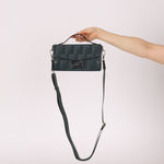 Fendi Dark Green Soft Trunk Baguette - FashioNica