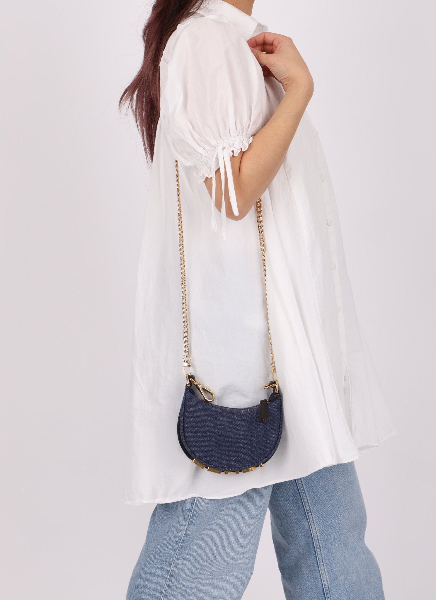 Fendi Denim Nano Fendigraphy - FashioNica