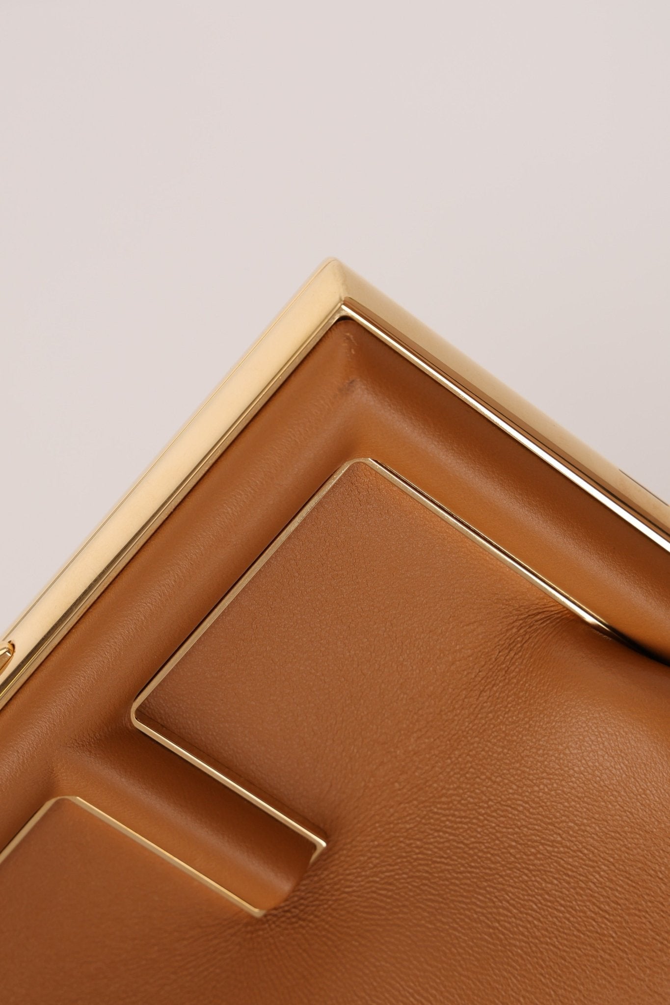 Fendi First Cognac Small Clutch - FashioNica