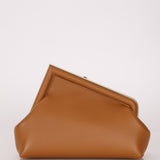 Fendi First Cognac Small Clutch - FashioNica